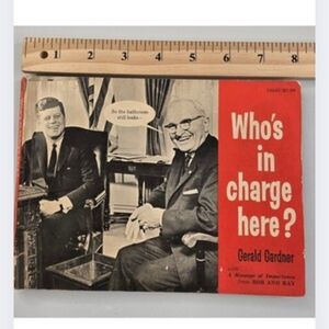Political Who's in Charge Here 1962 Original Meme Book Gerald Gardner *1603BG